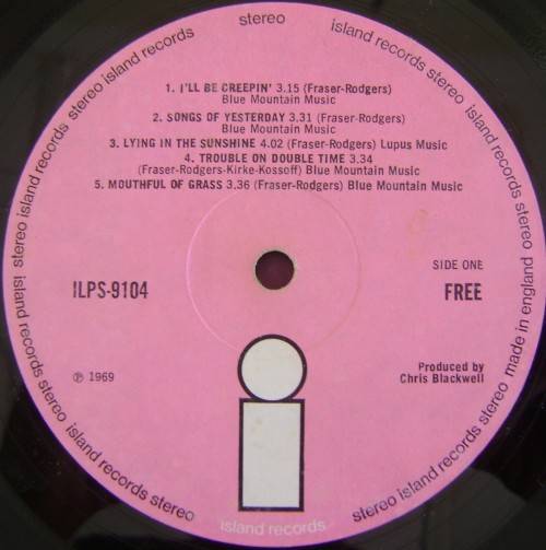 FREE - FREE - VINYL LP