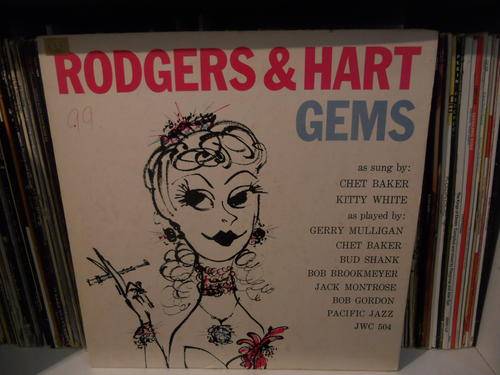 CHET BAKER, KITTY WHITE, GERRY  MULLIGAN, BUD SHANK, ECT - RODGERS AND HART GEMS - LP