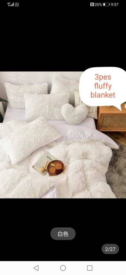 Fluffy duvet