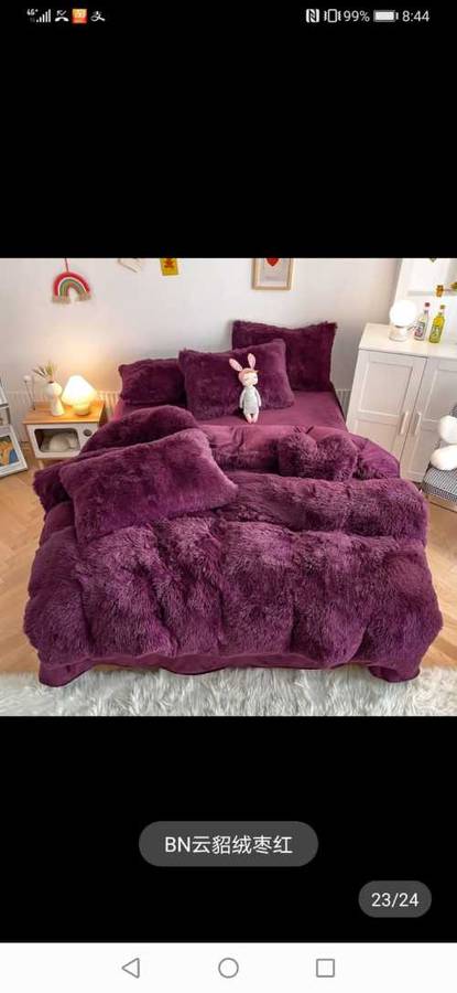 5 pieces Fluffly Queen size Comforter
