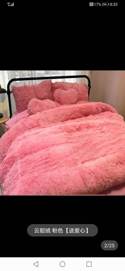 5 pieces Fluffly Queen size Comforter
