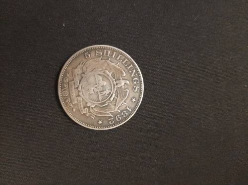 1892 SS ZAR 5 Shilling