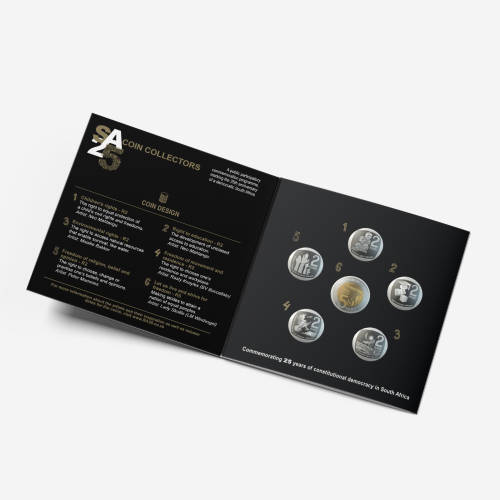 Circulated Condition 2019 Commemorating 25 Years Of Democracy 6 Coin Circulation Set