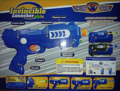 Brand New - Pump Action 2-in-1 Soft Bullet and Water-Suction Crystal Bullets gun