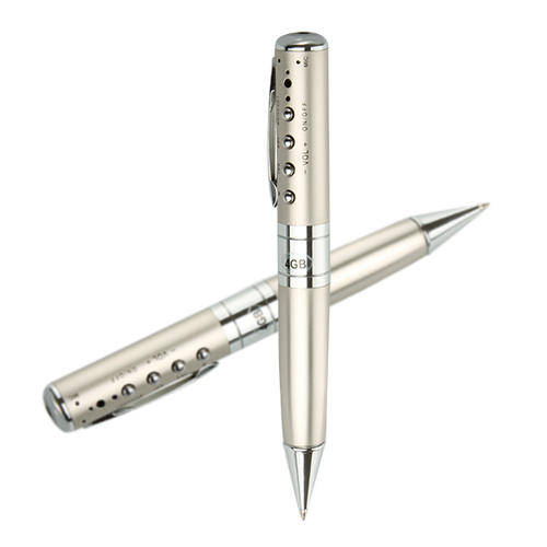 4GB Spy Pen Style Sound Recorder with MP3 and Radio Function
