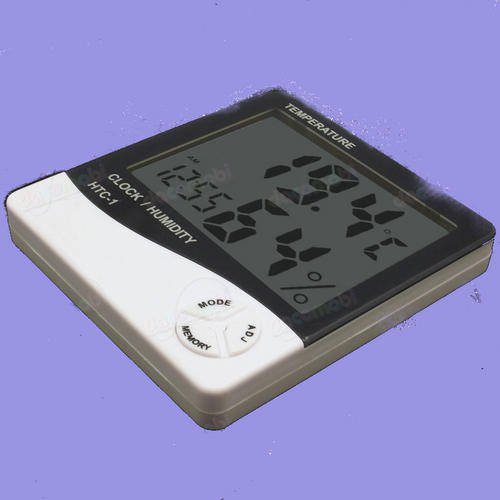 Digital Temperature Humidity Meter Thermometer Clock