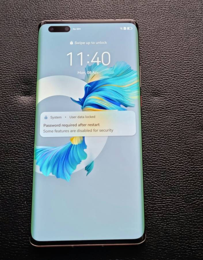 Huawei Mate 40 Pro 5g, 256GB, 8 Gb ram Dual Sim - mystic silver