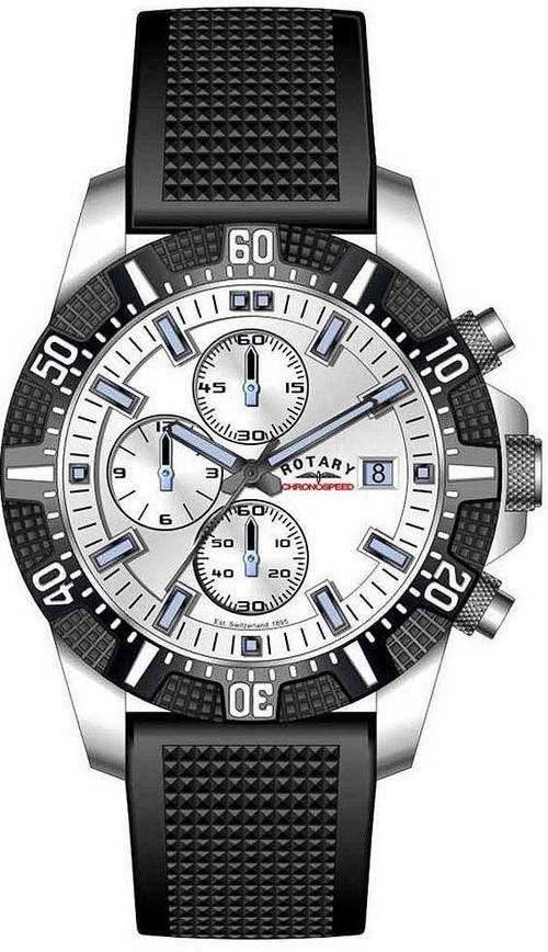 NEW MENS ROTARY CHRONOSPEED Gents Chronograph Watch**TOP CLASS**