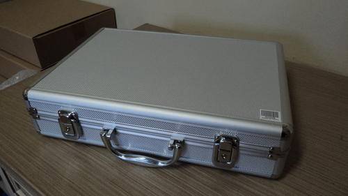 15 Slot Silver Alluminium Watch/Jewellery Case