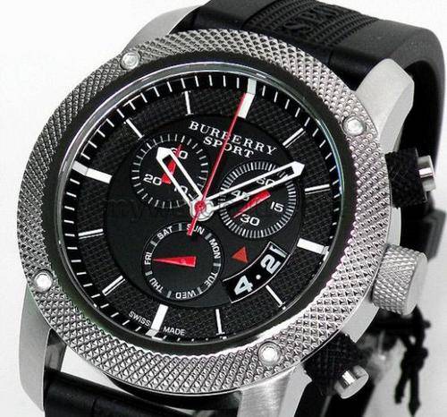 BURBERRY Sports Black Chronograph Gents Watch(Stunning Timepiece)