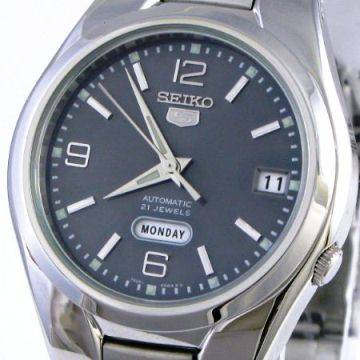 Latest SEIKO 5 Auotmatic "RARE PRESIDENTIAL DIAL" Grey Stainless Steel Gents Watch