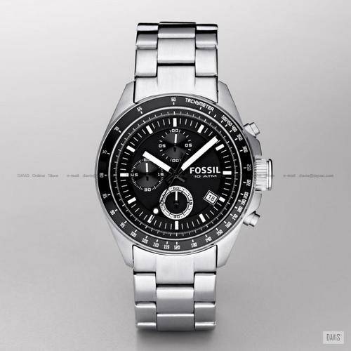 FOSSIL Decker Chronograph Stainless Steel Gents Watch**STUNNING TIMEPIECE!!!**