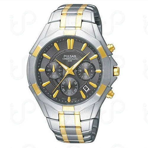 New PULSAR (by SEIKO)  2-Tone Chronograph Gents Watch "STUNNING ITEM!"