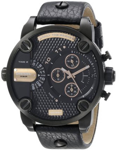 DIESEL "Little Daddy" Dual-Time Chronograph Gents Dress Watch"LATEST RELEASE"