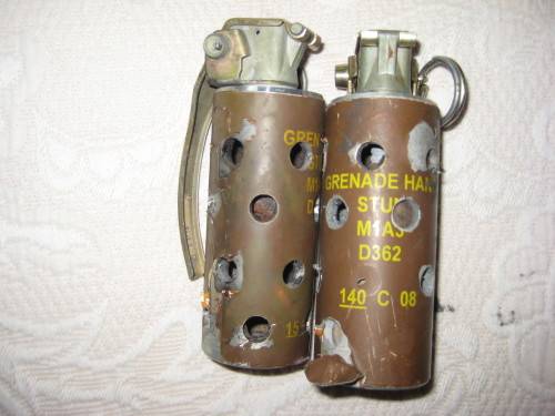 Stun Grenade- used/fired /inert