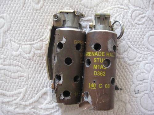 Stun Grenade- used/fired /inert