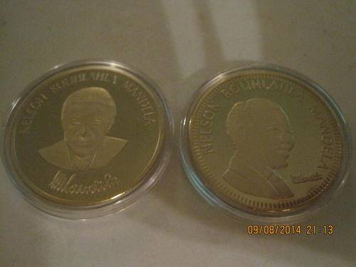 **MANDELA MEDALLIONS X 2**reduced to go**