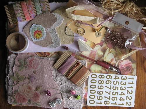 ROYAL ROSES Scrapbooking Paper and Embellishments Set!!