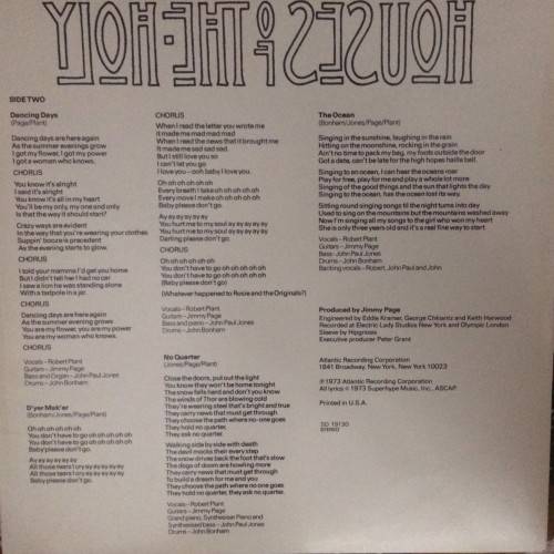 Led Zeppelin - Houses of the Holy (vinyl)