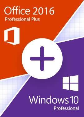 Bundle - Windows 10 Professional And Office Professional Plus 2016 (32/64Bit)