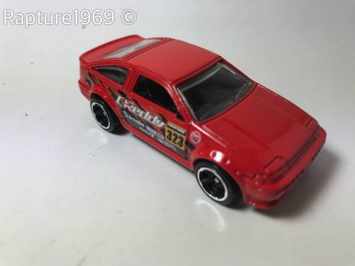 Hot Wheels-Toyota AE-86 Corolla-2015 Hot Wheels HW Workshop HW Drift Race -Red-Loose
