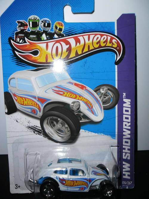 Hot Wheels Custom Volkswagen Beetle 2012 HW Racing (Mint on long card) exclusive K-Mart Color
