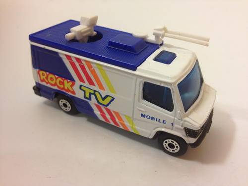 Matchbox - Truck Mercedes-Benz TV News - Matchbox - Loose