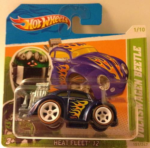Hot Wheels - Volkswagen Beetle Mainline LTD Ed - 2012 Heat Fleet