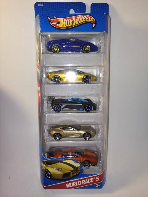 Hot Wheels - 2013 Hot Wheels World Race 5-Pack