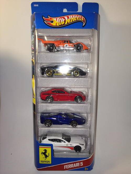 Hot Wheels - 2013 Hot Wheels Ferrari 5 Pack