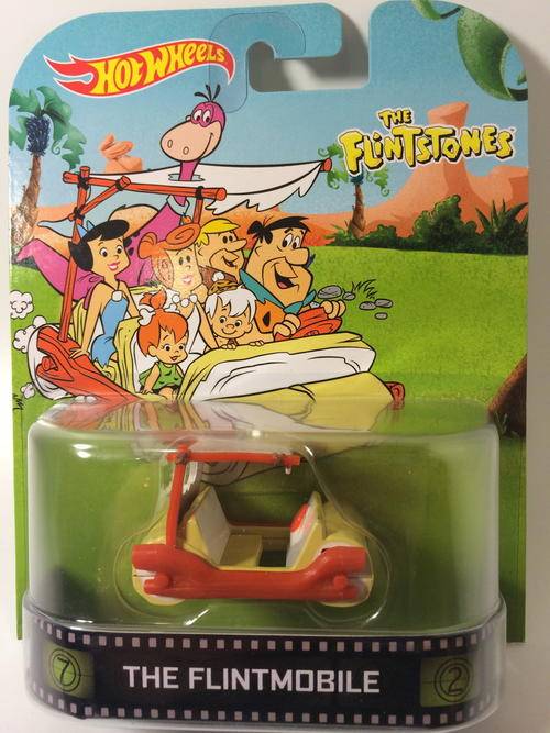 Hot Wheels - The Flintstones Flintmobile - 2014 Retro Entertainment The Flintstones