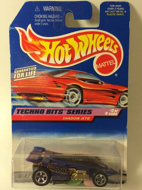 Hot Wheels - Shadow Jet - 1998 Techno Bits Series #3
