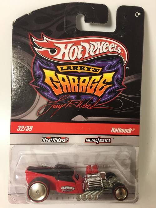 HW - Ratbomb - 2010 Garage Series #32 of 39 Larry's Garage Toys 'R Us Exclusive  - Red - Long Card