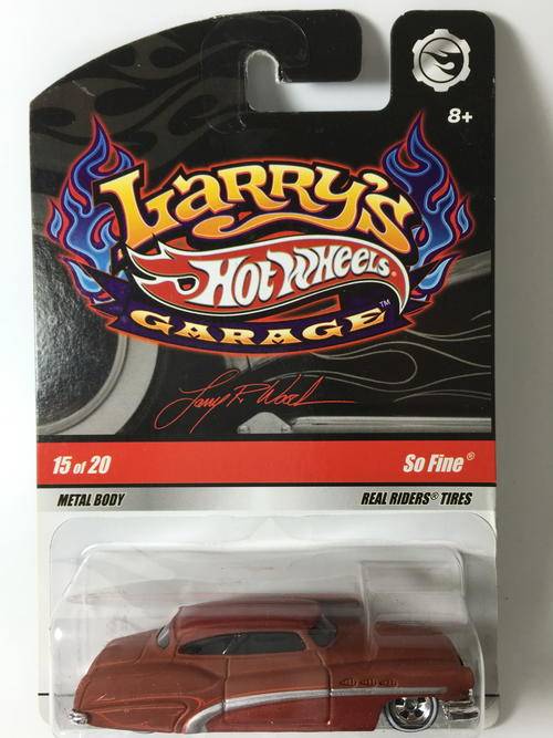 Hot Wheels - So Fine - 2009 Hot Wheels Larry's Garage Series #15 of 20  - Brown - Long Card