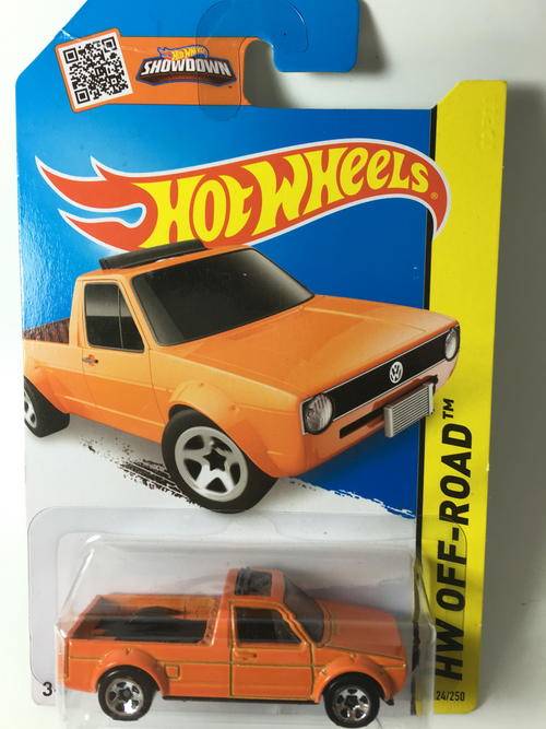 Hot Wheels - Volkswagen Caddy - 2015 Hot Wheels HW Off-Road HW Hot Trucks New Casting  - Orange