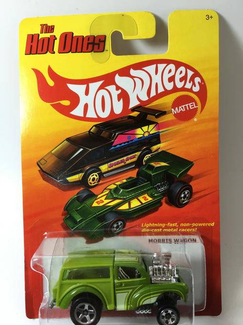 Hot Wheels - Morris Wagon - 2011 Hot Ones Series  - Green - Long Card -