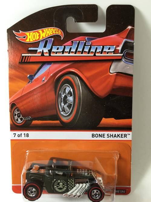 Hot Wheels - Bone Shaker - 2015 Heritage - Redline Series Series #07/18 - Green
