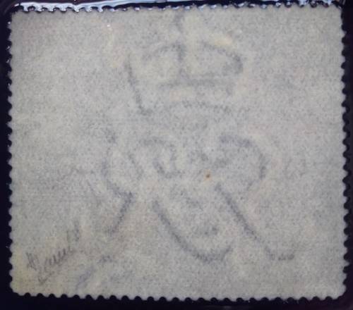 1929 Britain one pound King George V black not used , no gum small mark of hinge.