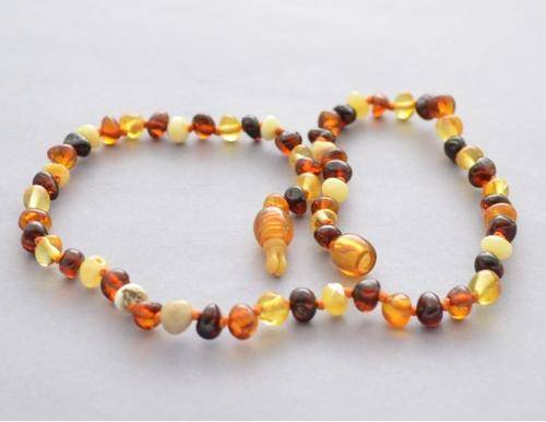 Multicolor Amber Teething Necklace