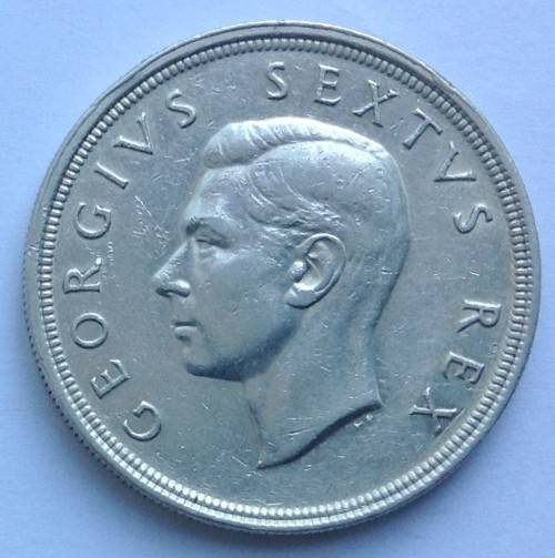 1948  5 SHILLING good collectible Condition - 80% Silver