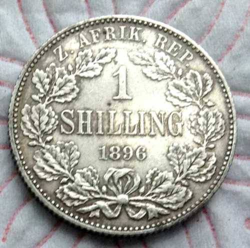 1896 ZAR Kruger One Shilling Trench Art as per Images