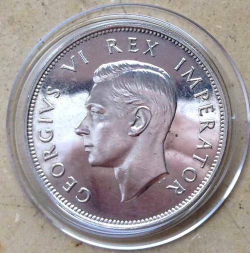 S.A. Union Half Crown - 2 1/2 Shillings 1947 Proof, very rare only 2600 minted