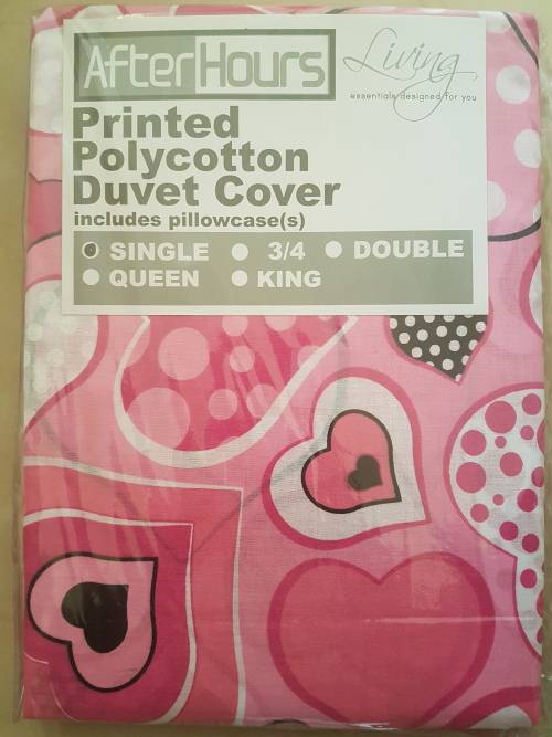 After Hours Polycotton Duvet Cover Single