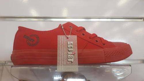 Soviet M Bugatti Mono Men's Low-cut Sneakers red size:8