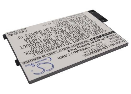 Ebook, eReader Battery CS-ABD003SL for AMAZON Kindle 3 ect.