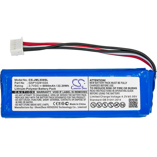 Speaker Battery CS-JML330SL for Charge 3