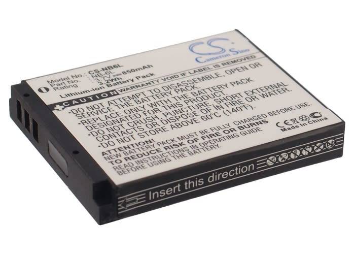 Camera Battery CS-NB6L for CANON Digital IXUS 200 IS etc.