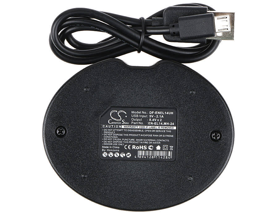 Camera Charger DF-ENEL14UH for NIKON EN-EL14 etc.