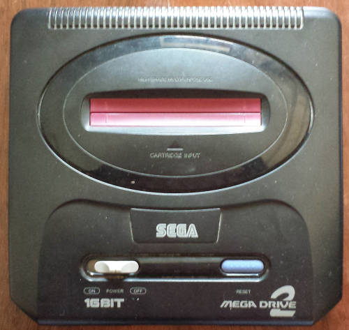 Asian Mega Drive Console Model 2 + Generic 6 Button Controller (Retro)