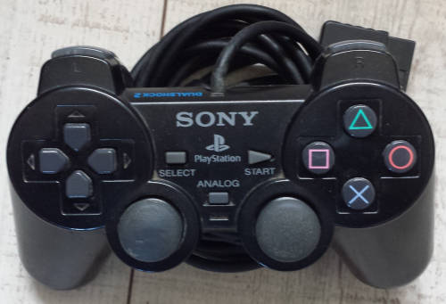 Black PS2 Slimline Console + Original Controller